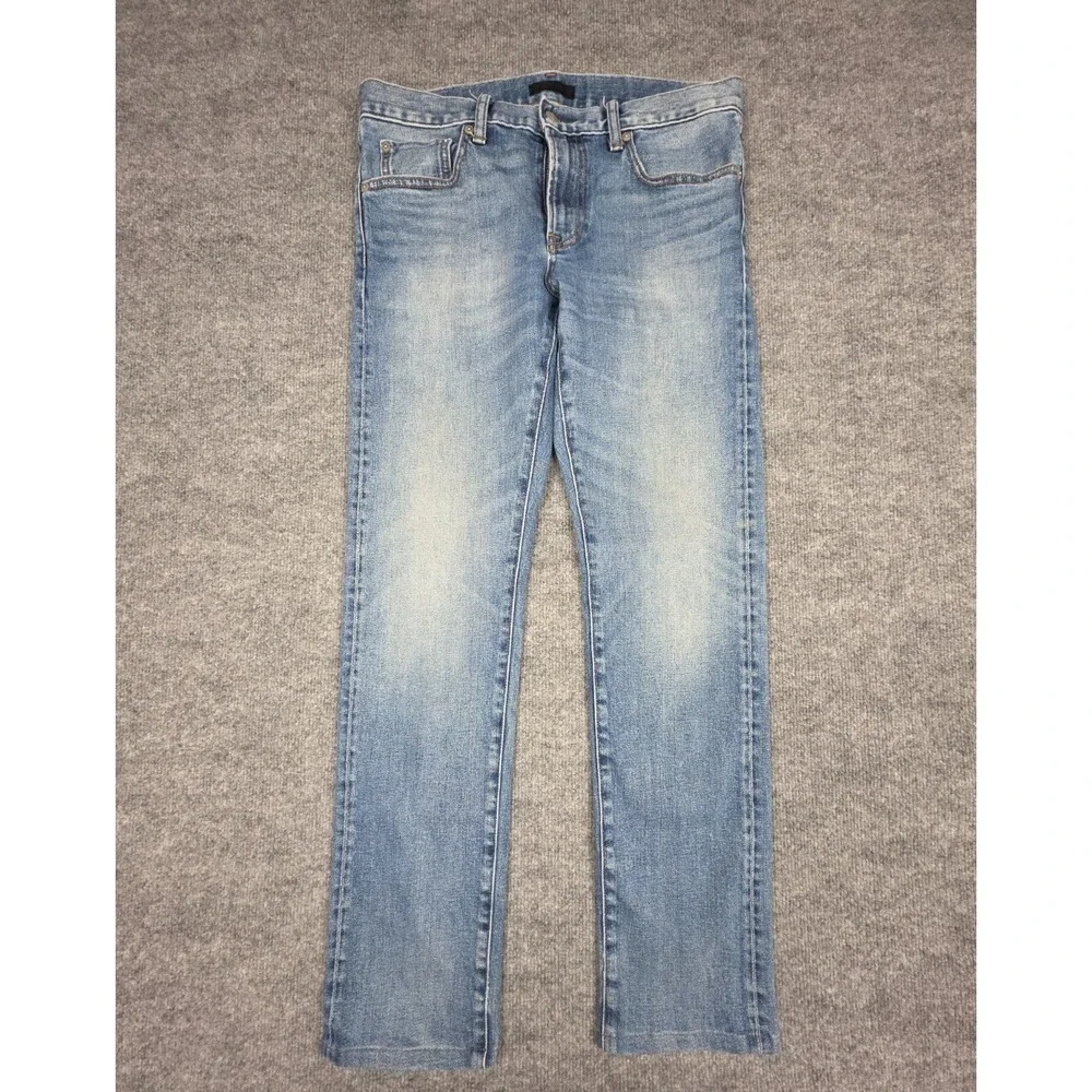 Uniqlo Selvedge Jeans Men's 32x32 (FITS 32x29) Blue Denim Slim-Straight Kaihara